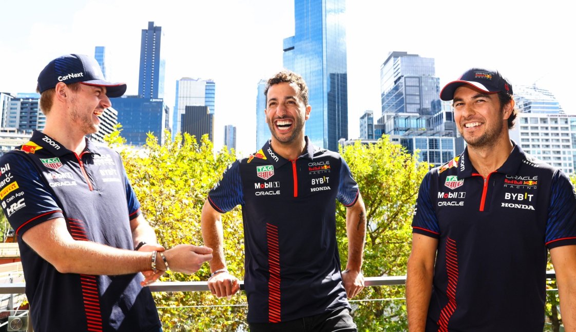 Verstappen Ricciardo Perez 2023 Australia